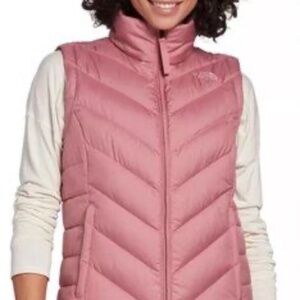 TNF Down Puffer Vest Womens | Pink